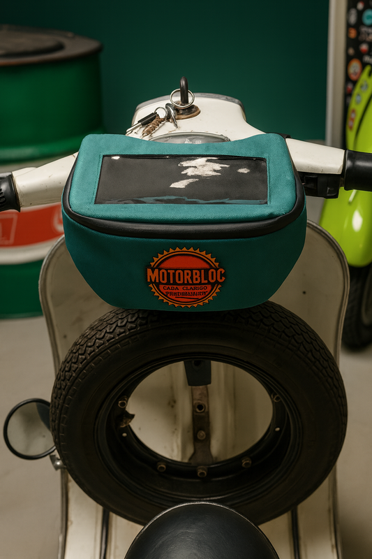 Bolsa para Manillar / Porta Móvil ( color verde ) – MotorBloc